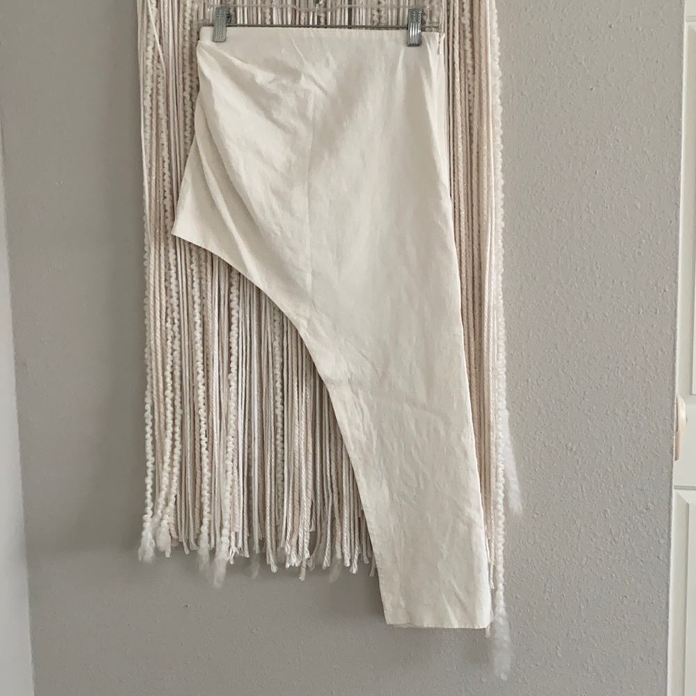 Zara Asymmetrical Linen Skirt